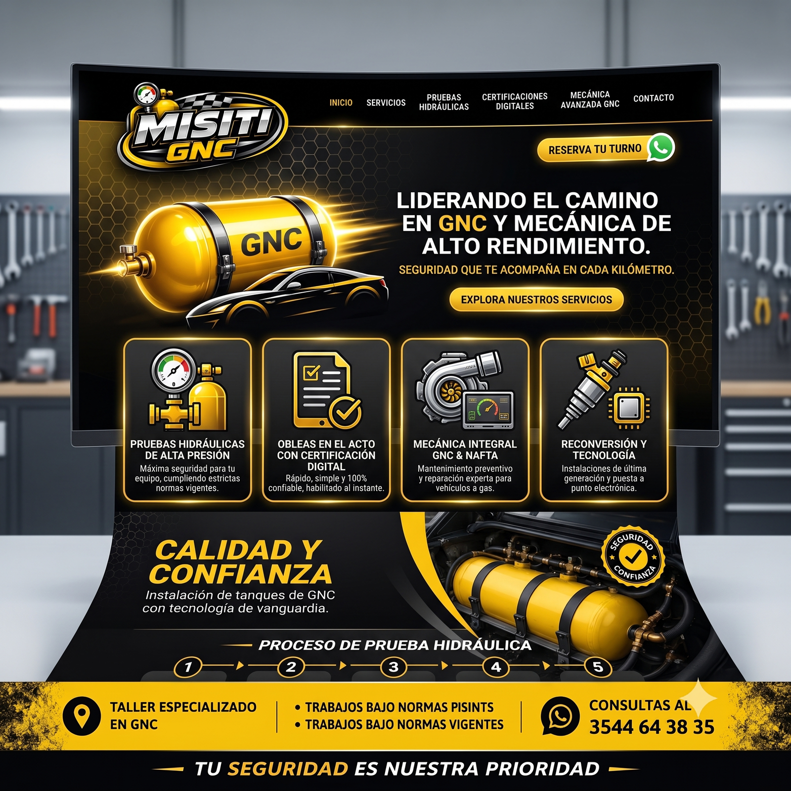 Logo de Taller Misiti GNC - Mecánica Avanzada
